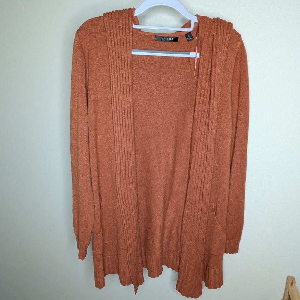 Cyrus Women's Warm Rust Cardigan